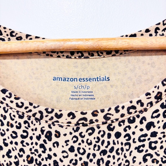 AMAZON ESSENTIALS Cheetah beige dress - Picture 5 of 5